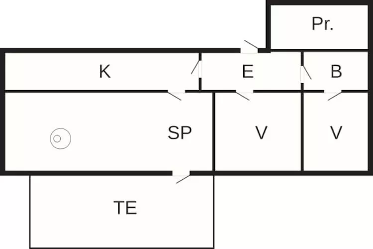 4 Personen Ferienhaus in Østervrå-By Traum-Grundriss