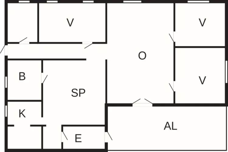 6 person holiday home in MUNSö-By Traum-Floor plan