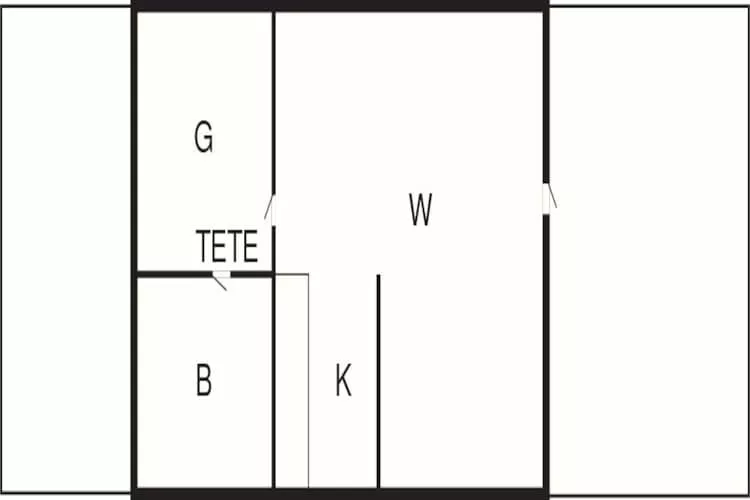 2 person holiday home in Brösarp-By Traum-Floor plan