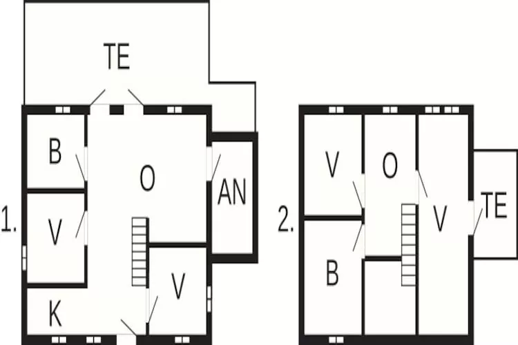 8 person holiday home in Bjert-By Traum-Floor plan