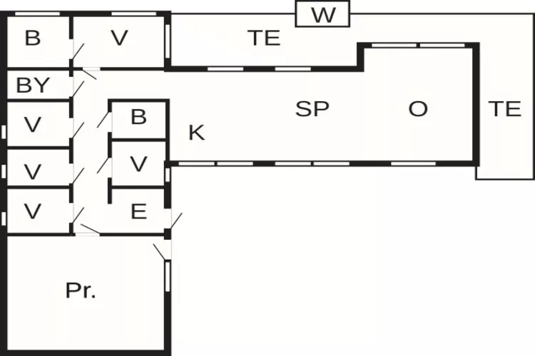 10 person holiday home in Moen-By Traum-Floor plan