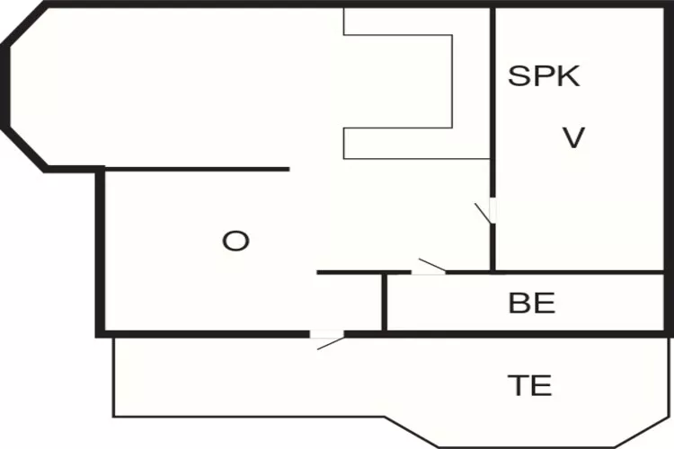 5 person holiday home in SÖLVESBORG-By Traum-Floor plan