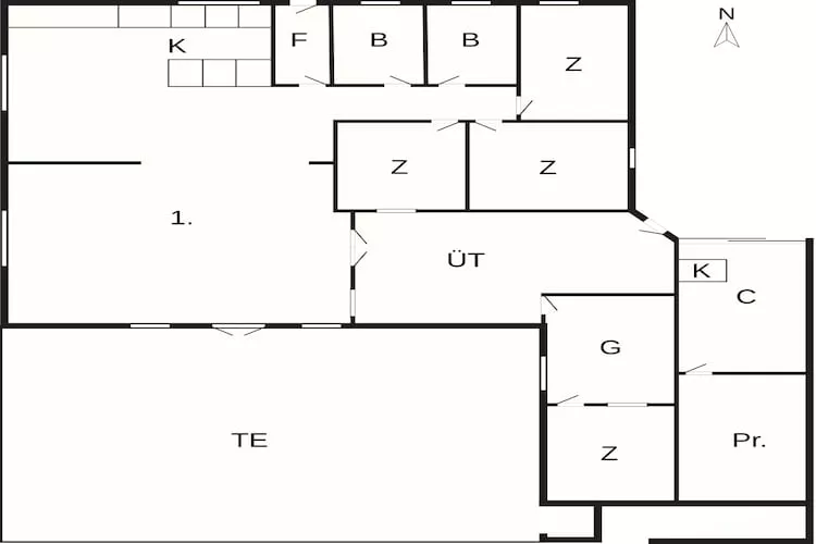8 Personen Ferienhaus in Hejls-By Traum-Grundriss