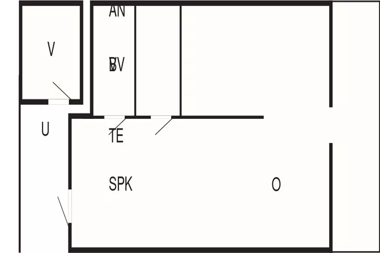 5 person holiday home in Thyholm-By Traum-Floor plan