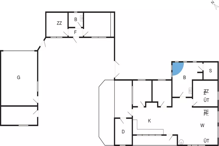 10 person holiday home in Vig-By Traum-Floor plan