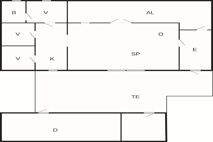 5 person holiday home in Halden-By Traum-Floor plan