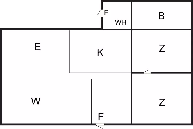 4 person holiday home in FURUBY-By Traum-Floor plan