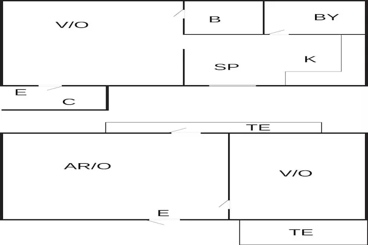 4 person holiday home in Drottningskär-By Traum-Floor plan