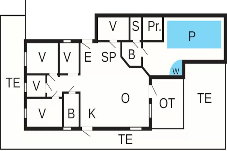 Maison de vacances pour 10 a Juelsminde-By Traum-Plan