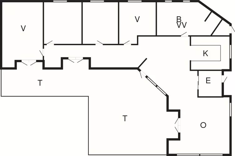 8 Personen Ferienhaus in Fjerritslev-By Traum-Grundriss