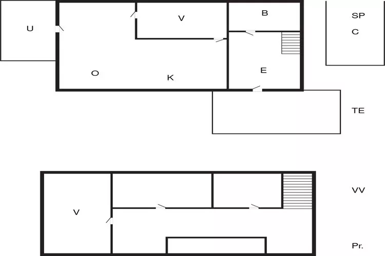 Maison de vacances pour 8 a Øster Assels-By Traum-Plan d'étage