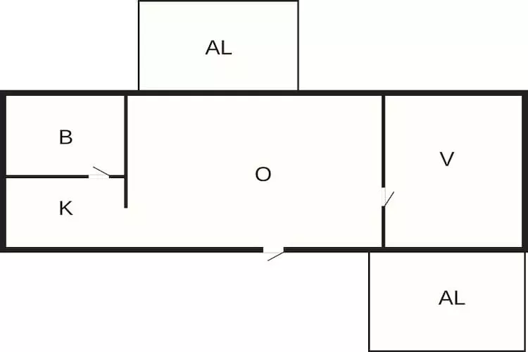 4 person holiday home in Beddingestrand-By Traum-Floor plan