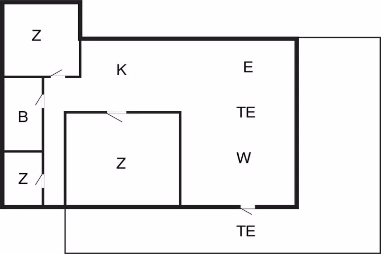 Maison de vacances pour 6 a Nykøbing M-By Traum-Plan d'étage