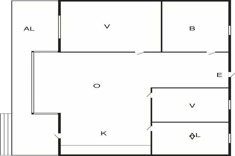 4 Sterne Ferienhaus in SÖLVESBORG-By Traum-Grundriss