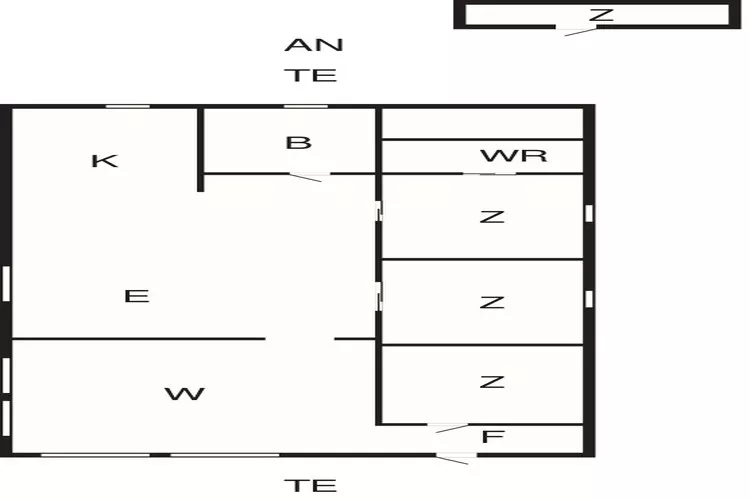 4 Sterne Ferienhaus in LAHOLM-By Traum-Grundriss