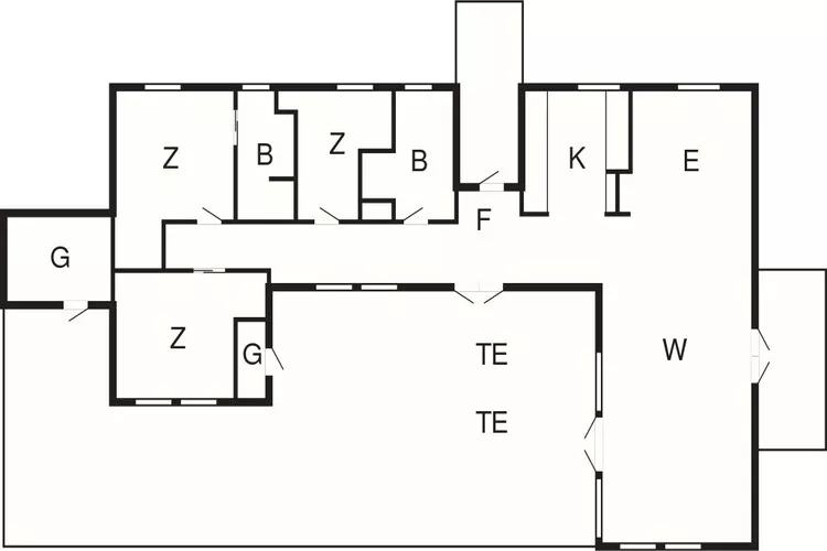 4 star holiday home in Vejby-By Traum-Floor plan