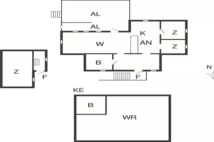 4 star holiday home in Rabbalshede-By Traum-Floor plan