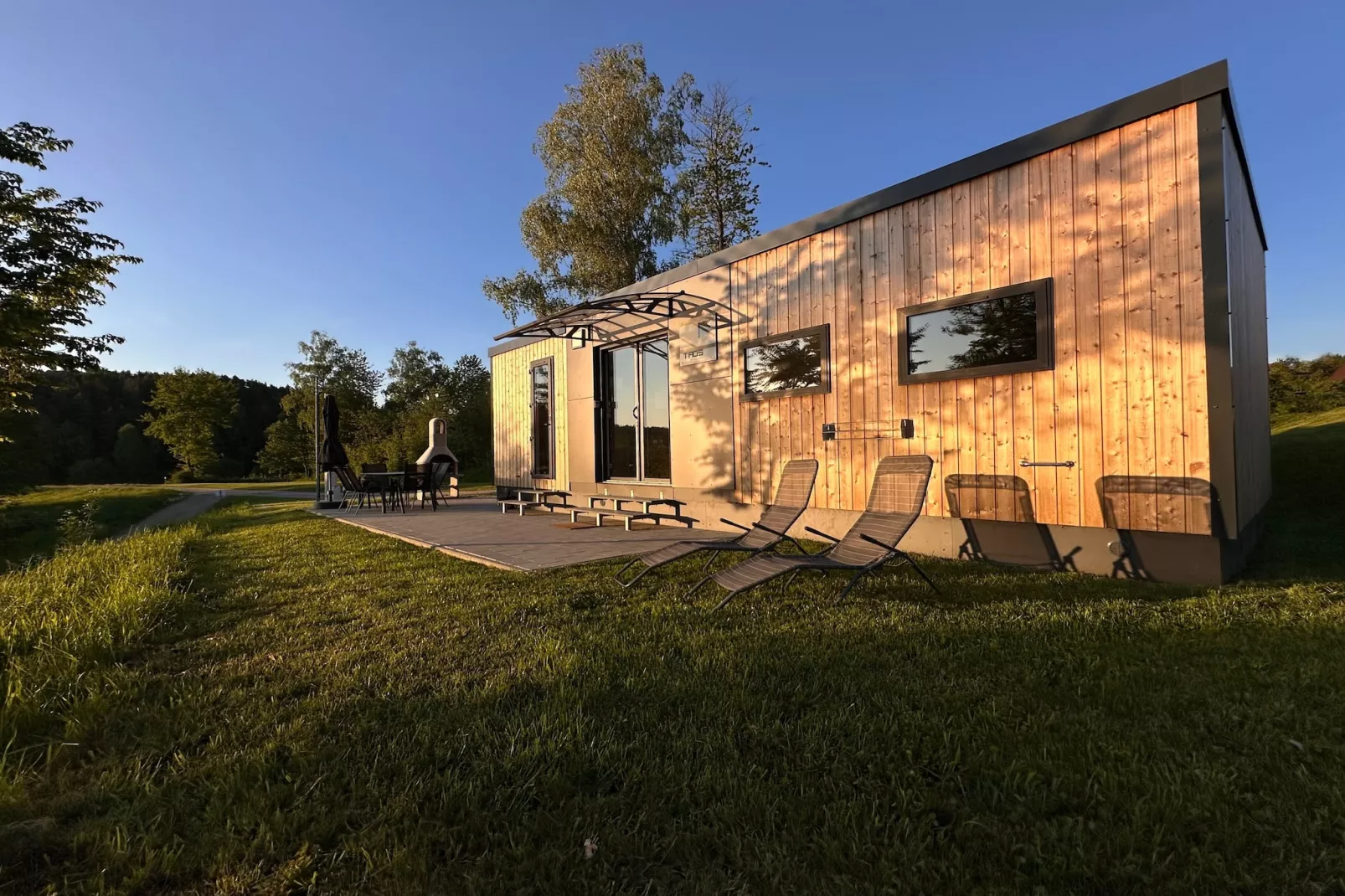 FERIENDORF SEEBLICK - Tiny Chalet am Eixendorfer See