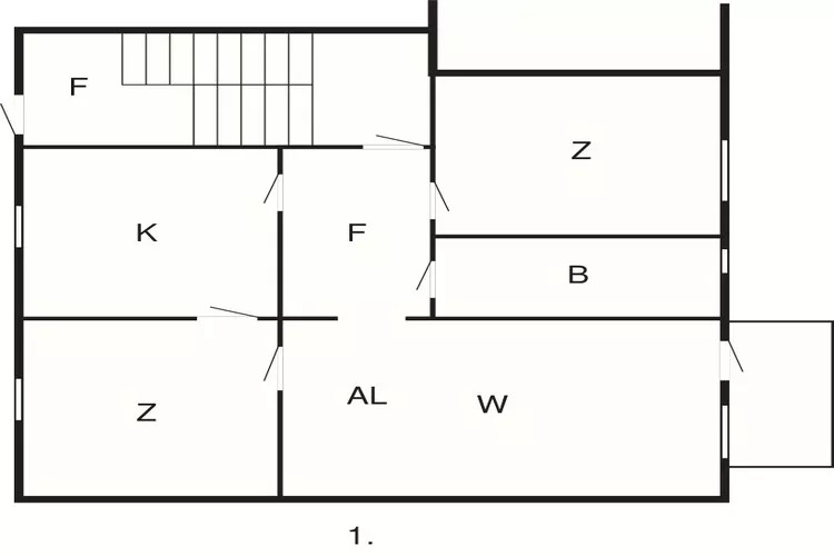 4 person holiday home in HYLTEBRUK-By Traum-Floor plan