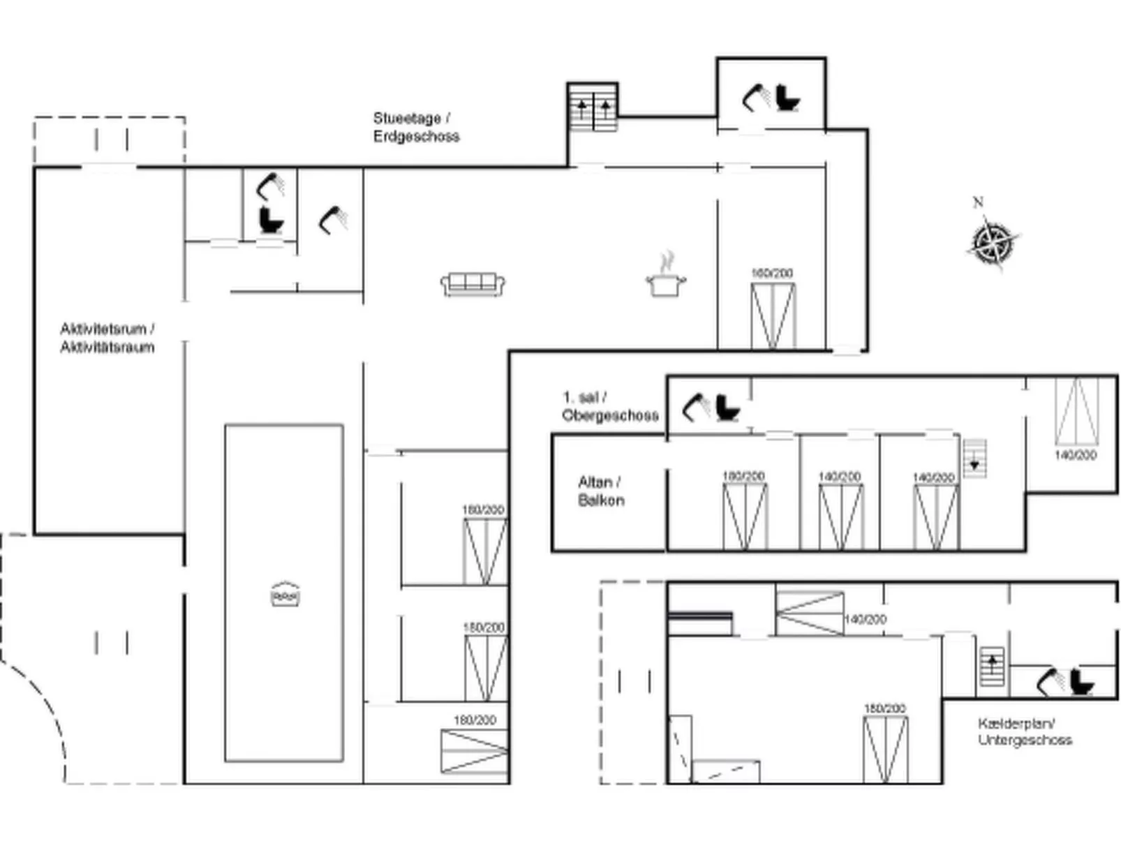 "Elaine" - 350m from the sea-Inside