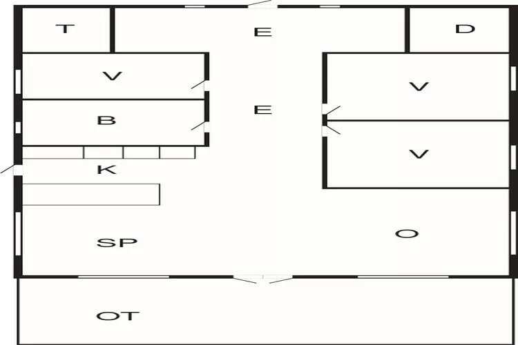 4 star holiday home in Gørlev-By Traum-Floor plan