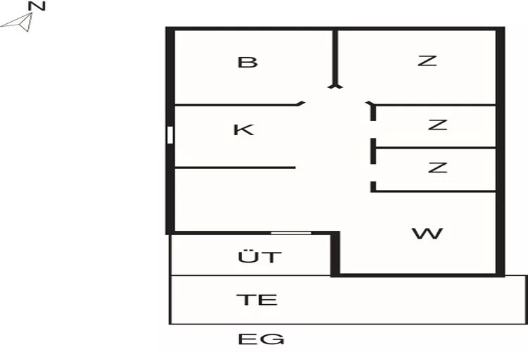 4 etoiles maison de vacances a Nordborg-Plan