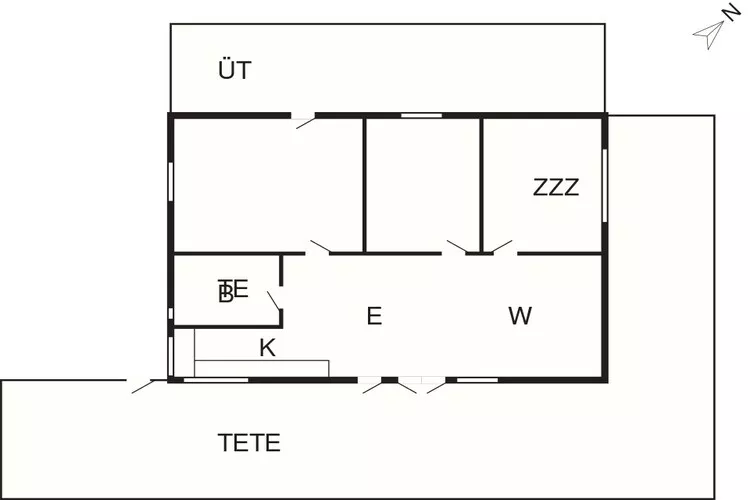 4-Sterne-Ferienhaus in Ebeltoft-Grundriss