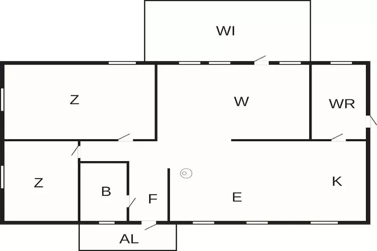 4 Sterne Ferienhaus in LAHOLM-By Traum-Grundriss