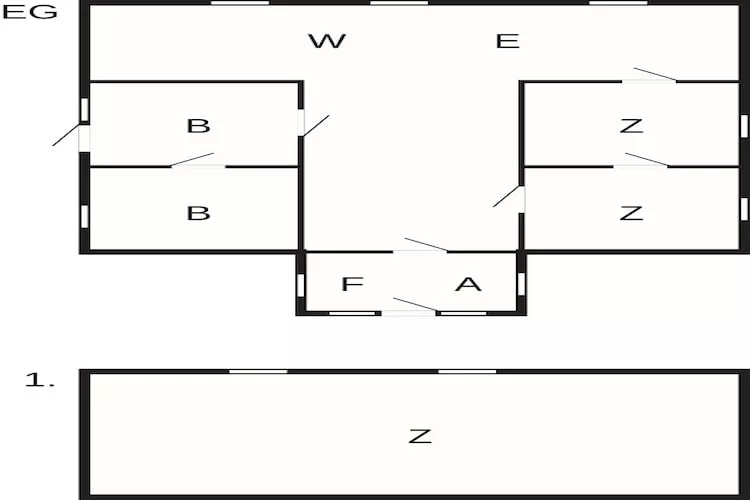 5 person holiday home in Allinge-Floor plan