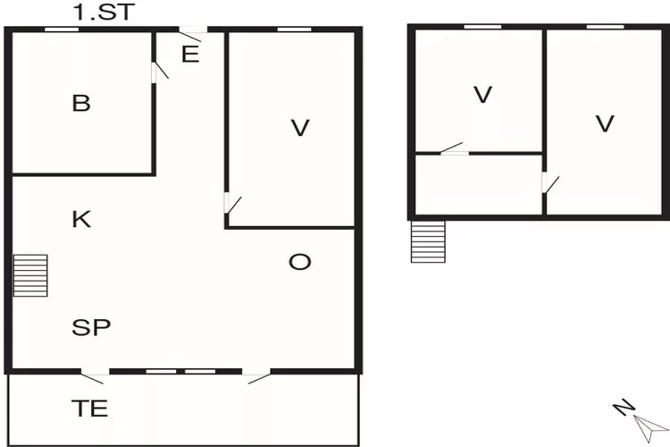 6 Personen Ferienhaus in Vestervig-By Traum-Grundriss