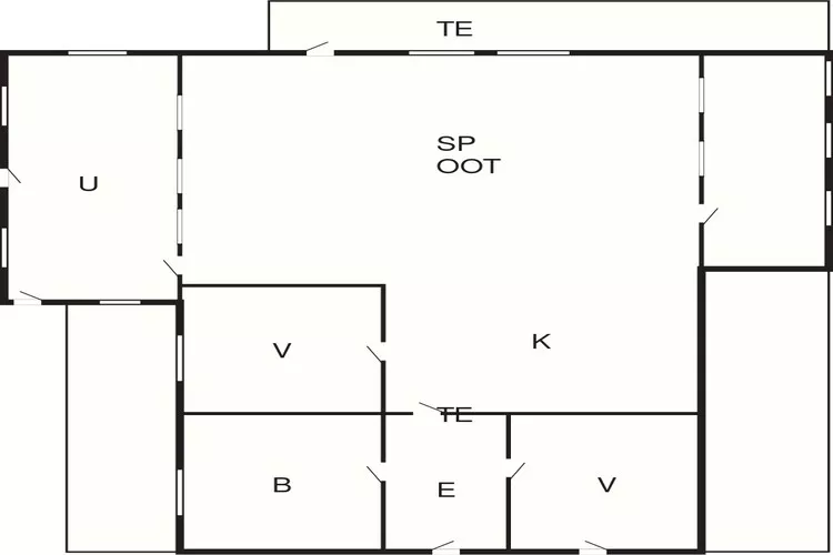 Maison de vacances pour 5 a Juelsminde-By Traum-Plan d'étage
