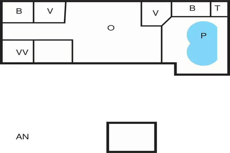 4 Sterne Ferienhaus in Ørsted-By Traum-Grundriss