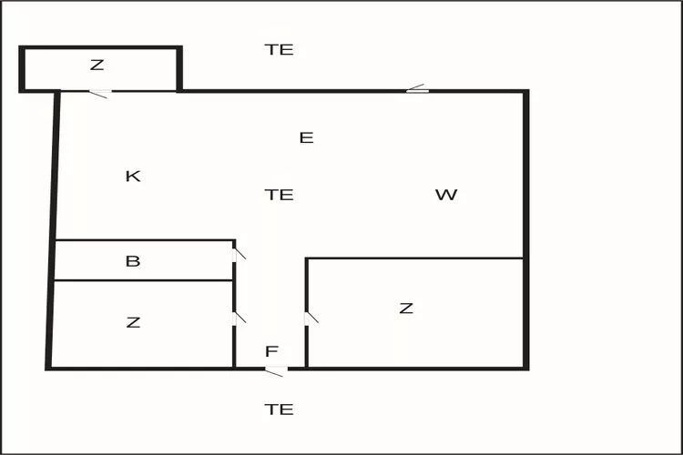 6 person holiday home in Roslev-By Traum-Floor plan