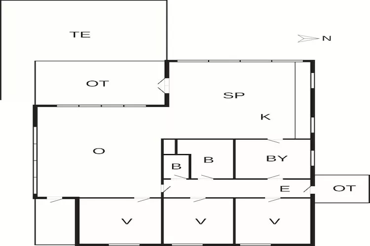 Maison de vacances pour 6 a Gilleleje-By Traum-Plan
