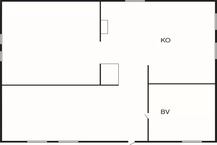 4 person holiday home in KARL GUSTAV-Floor plan