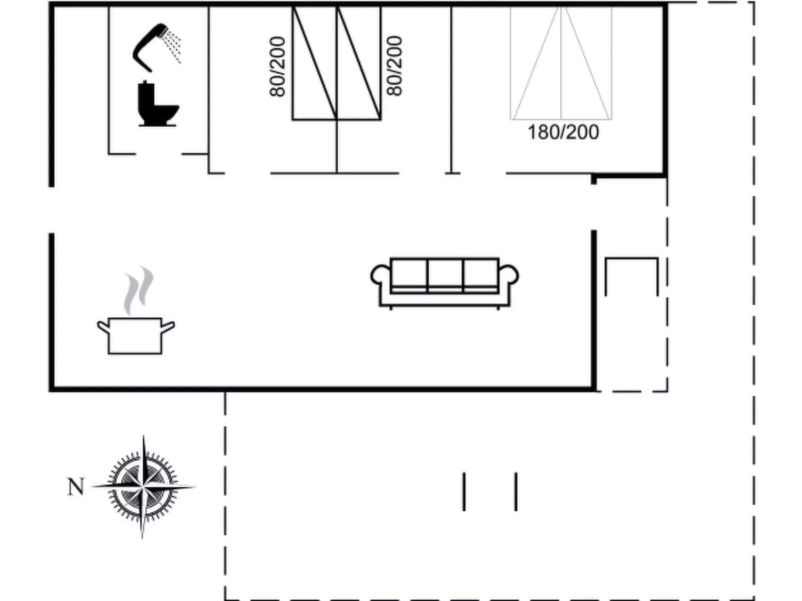 "Cita" - 350m from the sea-Inside