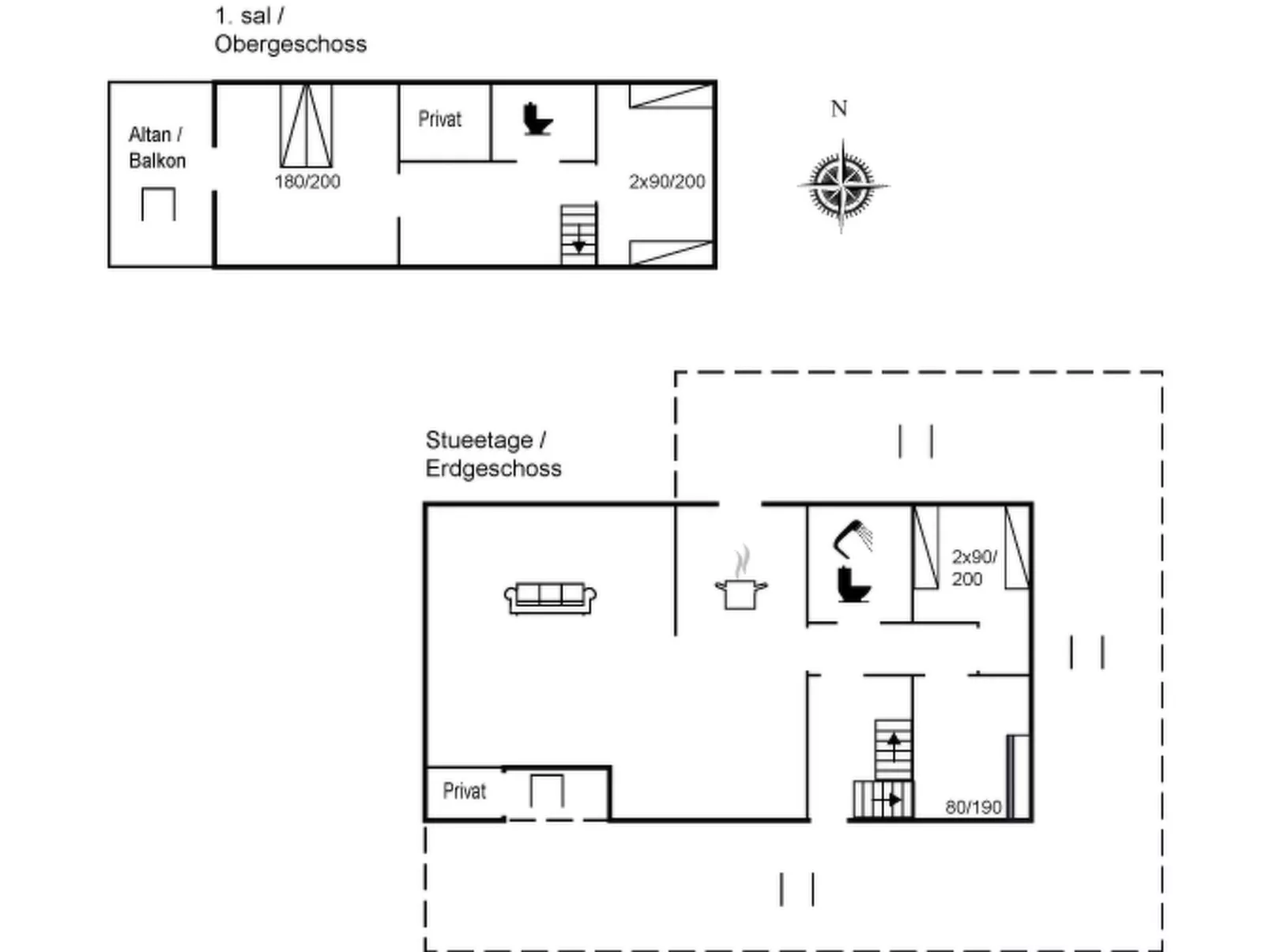 "Kersta" - 3.3km from the sea-Inside
