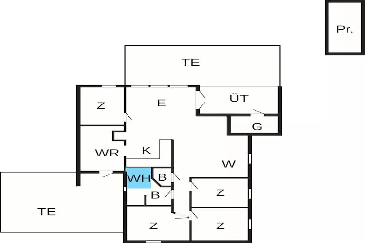 4 star holiday home in Hejls-By Traum-Floor plan