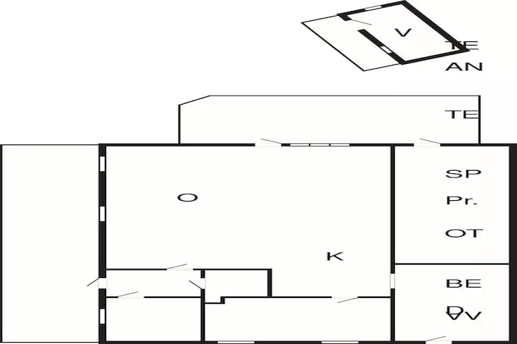 5 Personen Ferienhaus in Thyholm-By Traum-Grundriss