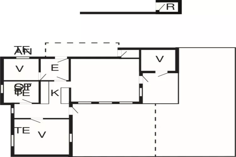6 Personen Ferienhaus in Jerup-By Traum-Grundriss