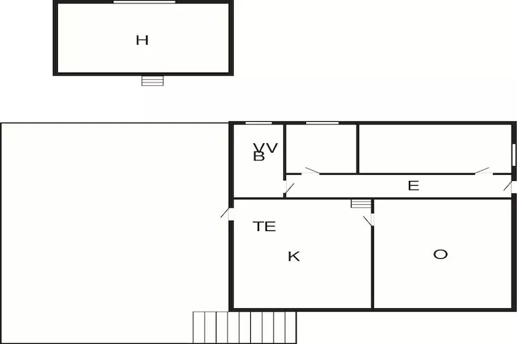 6 person holiday home in Grimo-Floor plan