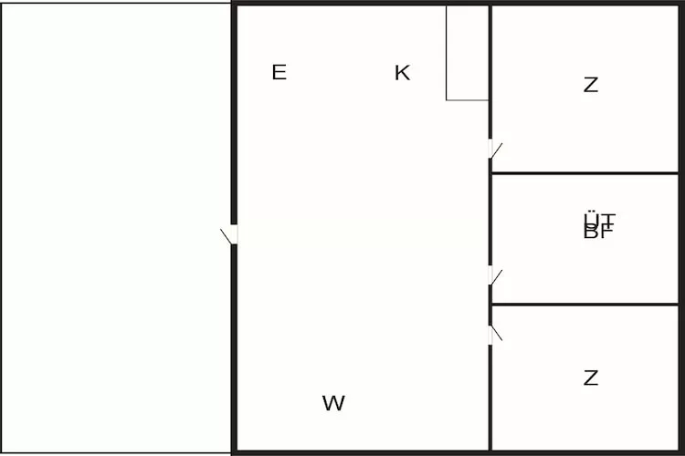 4 Sterne Ferienhaus in Gärsnäs-Grundriss