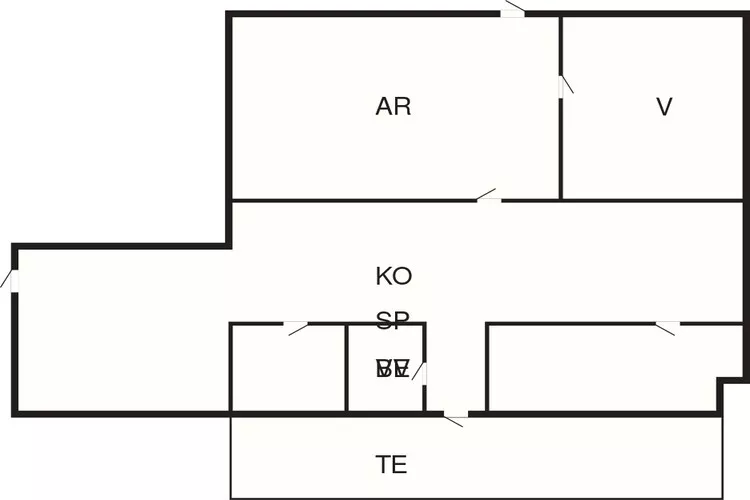 4 star holiday home in Gedsted-By Traum-Floor plan
