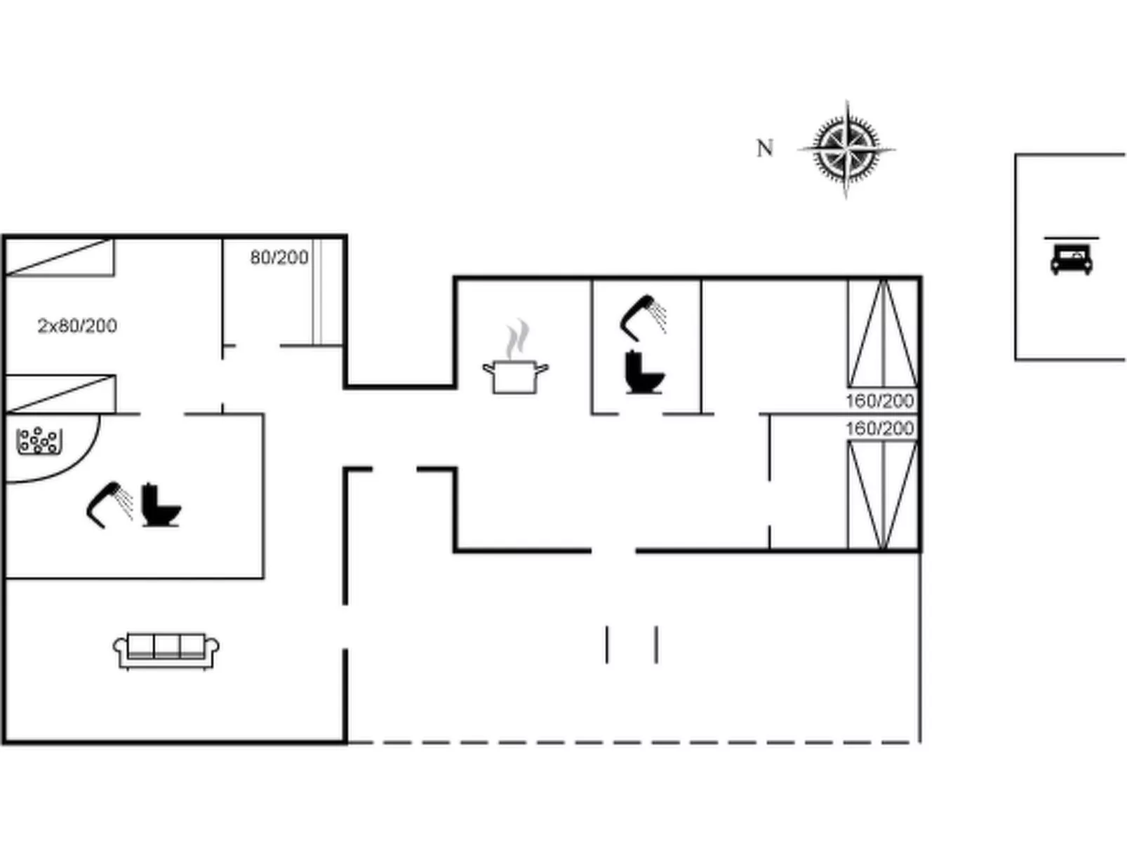 "Ahnandia" - 200m from the sea-Inside