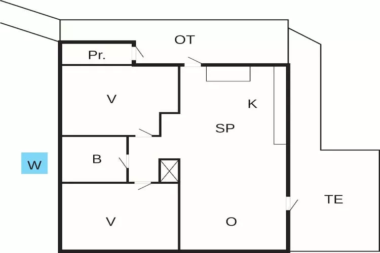 5 person holiday home in Aabenraa-By Traum-Floor plan