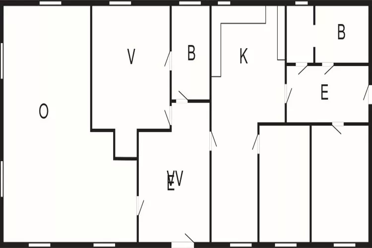 6 person holiday home in Store Heddinge-By Traum-Floor plan