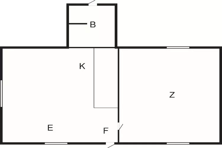 4 person holiday home in NYKVARN-Floor plan
