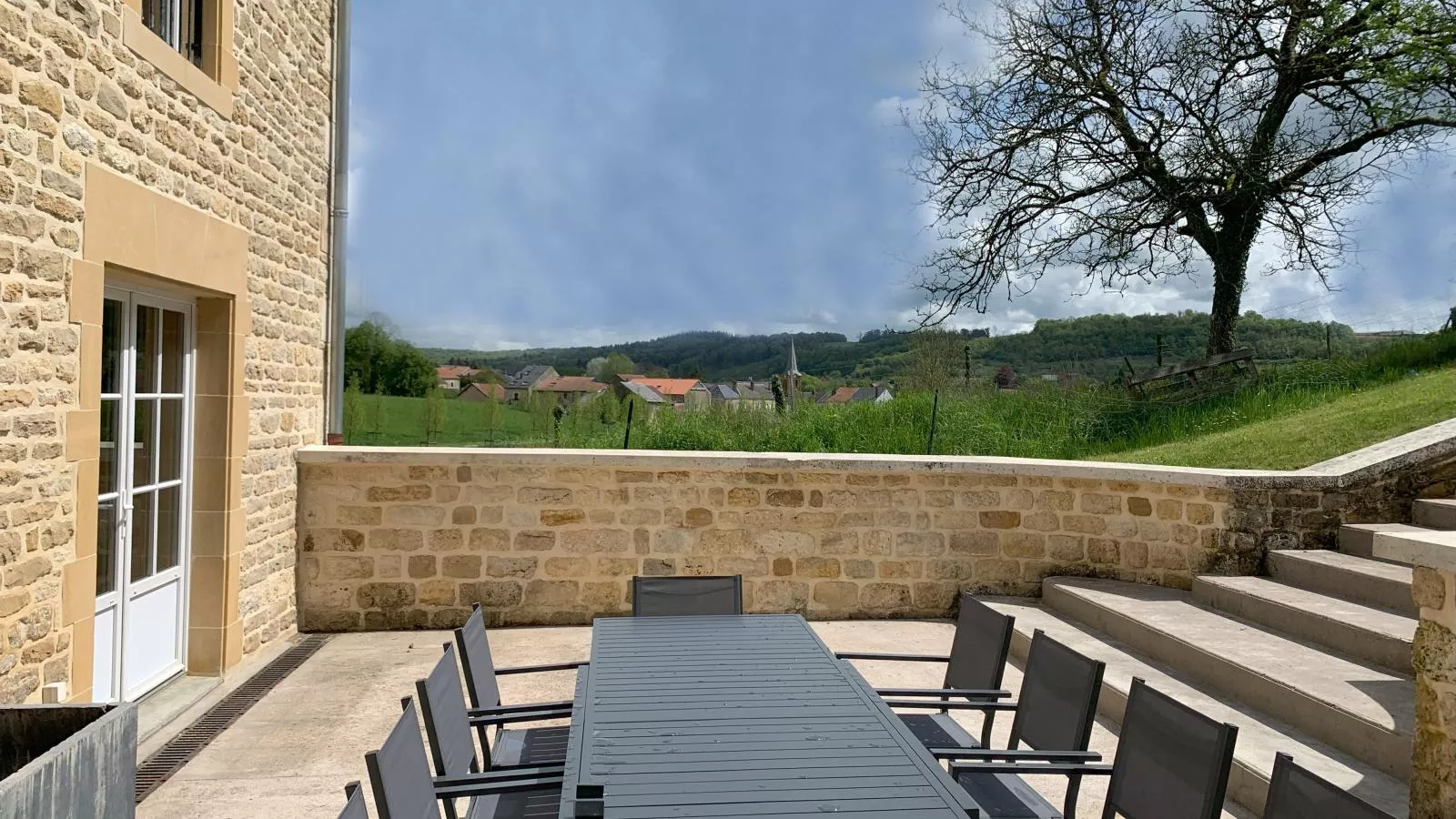 Gite du Moulin-Terrasse/Balkon