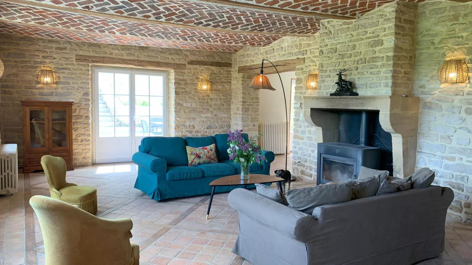 Gite du Moulin-Wohnzimmer