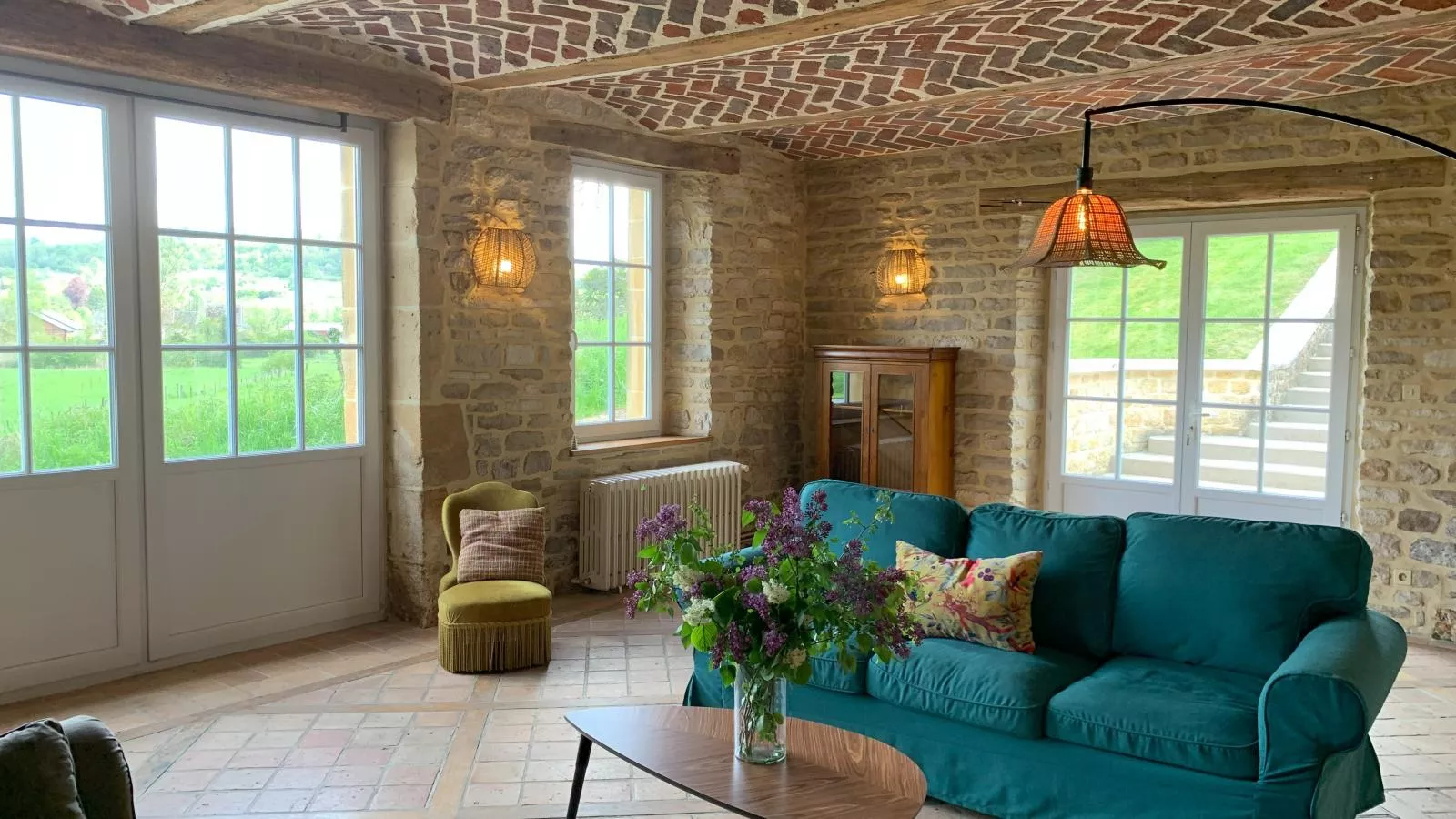 Gite du Moulin-Wohnzimmer